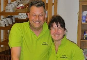 Christian und Tine Czogalle mit den ersten CHIEMGAUERN